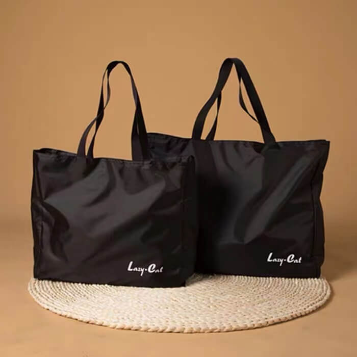 Custom shopping shopper bag polyester Grocery 100% 600 D polyester tote sack