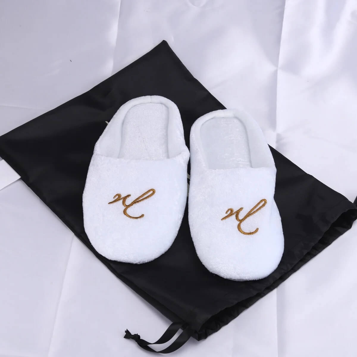 Cute design polyester cloth shoe traveling drawstring bag