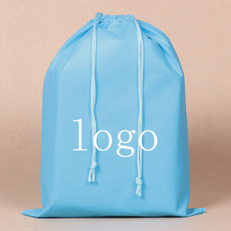 Portable Lightweight Non Woven Gym Sack/Mini Drawstring Gift Bag/Waterproof Dust Shoe Clothes Draw String Bag