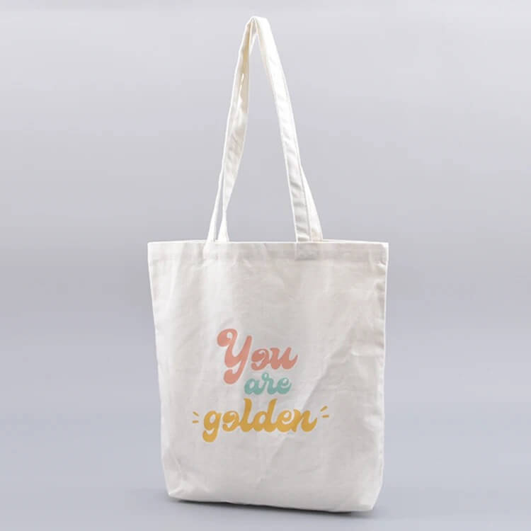 New Style Custom Printed Logo Tote Shopping Cotton Canvas Bag Female Canvas Ins Cute Large With Handle Cross Body Bag