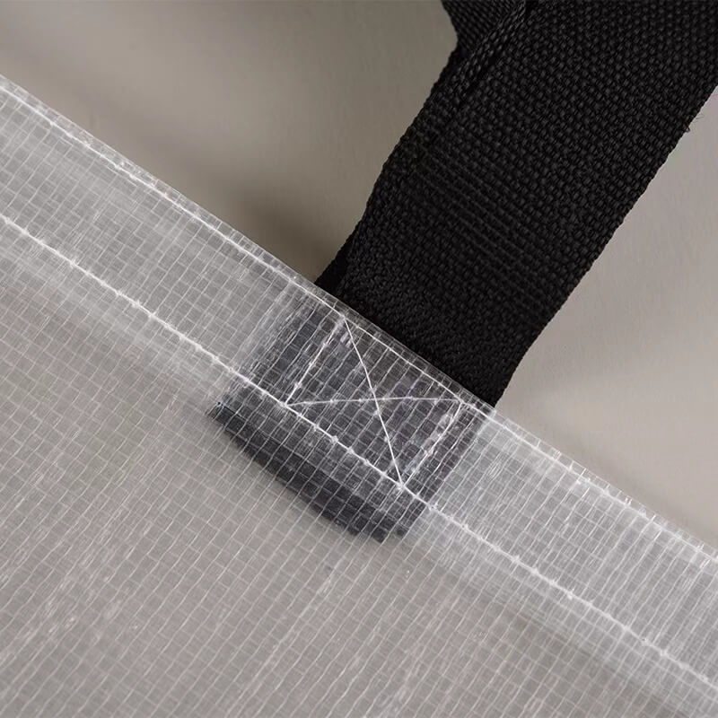 Customized Eco Friendly Recycle Packaging Laminated Glossy Reusable Eco Friendly Transparent Pouch Pp Woven Shopping Bag