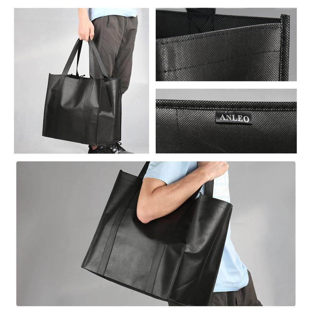 Customised Portable Recycle Non-Woven Shopping Cheap Eco Friendly Bags For Food Carrying