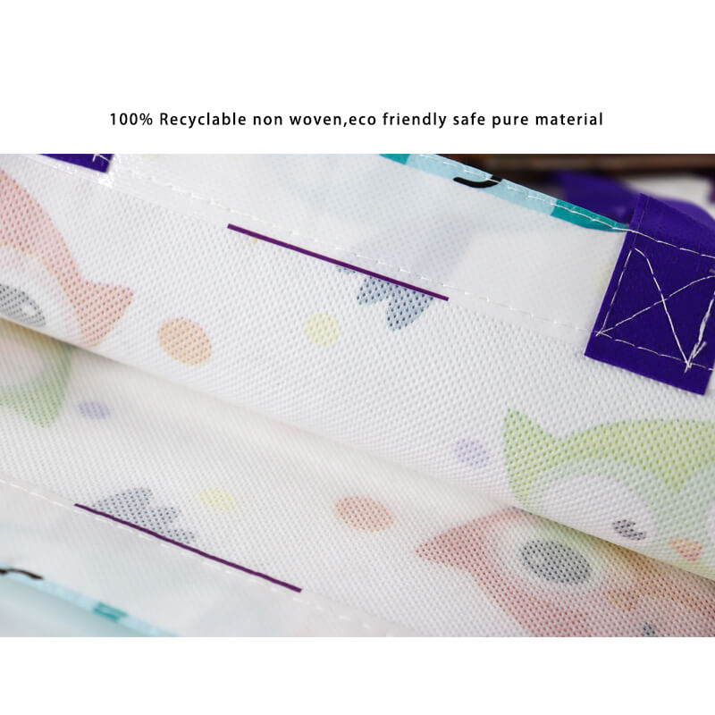 OEM Promotional Reusable Eco-friendly Advertising Tote Non Woven Bag Custom PP Laminated Non Woven Shopping Bags