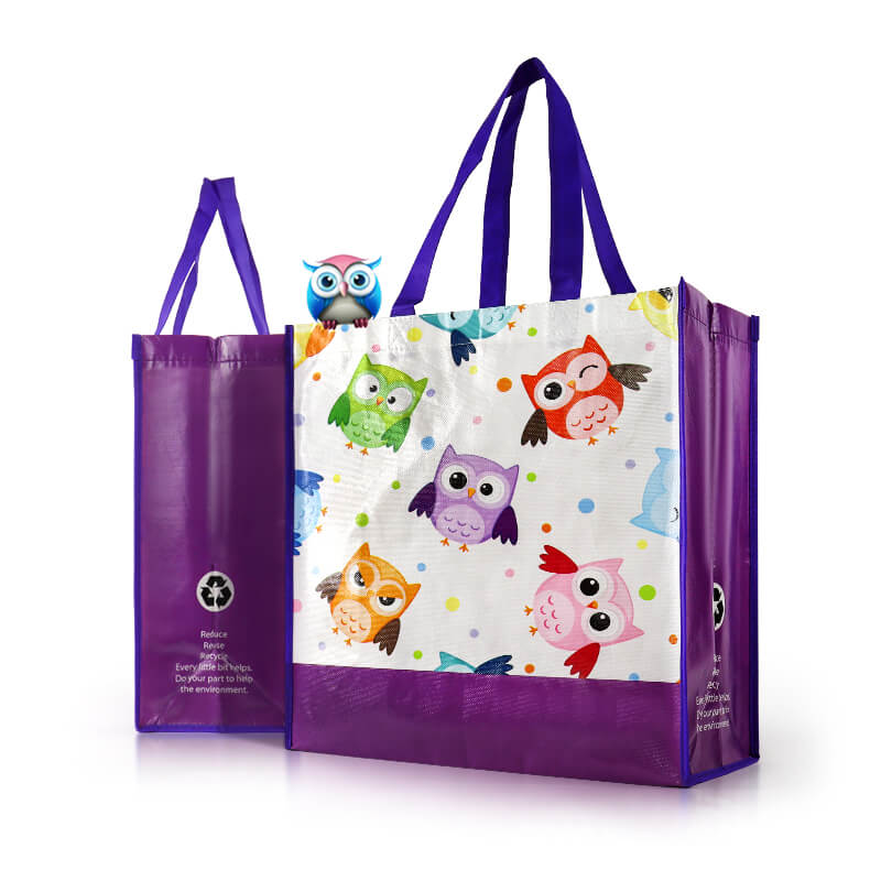OEM Promotional Reusable Eco-friendly Advertising Tote Non Woven Bag Custom PP Laminated Non Woven Shopping Bags