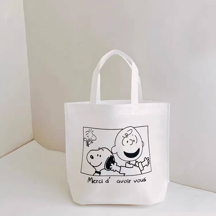 Cheap Price Custom logo Printed Reusable Ultrasonic heat sealed women's Shopping Promotional Tote non woven bag