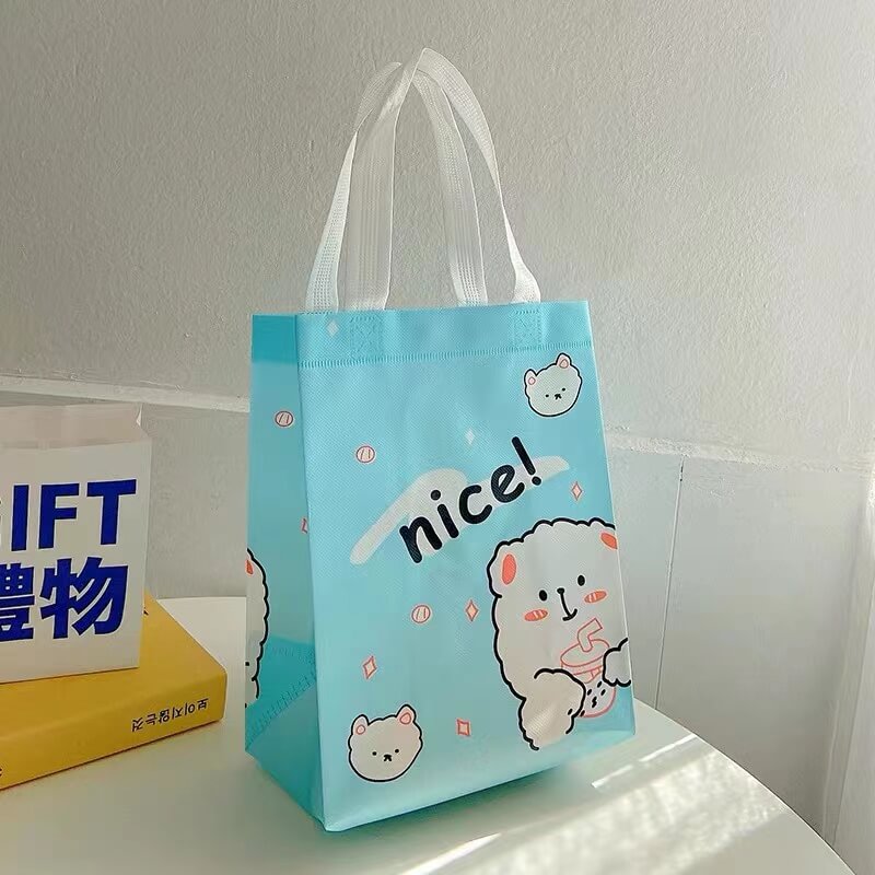 Custom reusable PP nonwoven fabric tote ultrasonic non woven shopping bags with logo