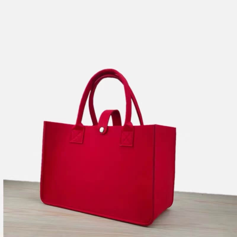 Hot Sale Felt Bag Custom Felted Fabrics Tote Bag Eco Friendly Shopping Bag