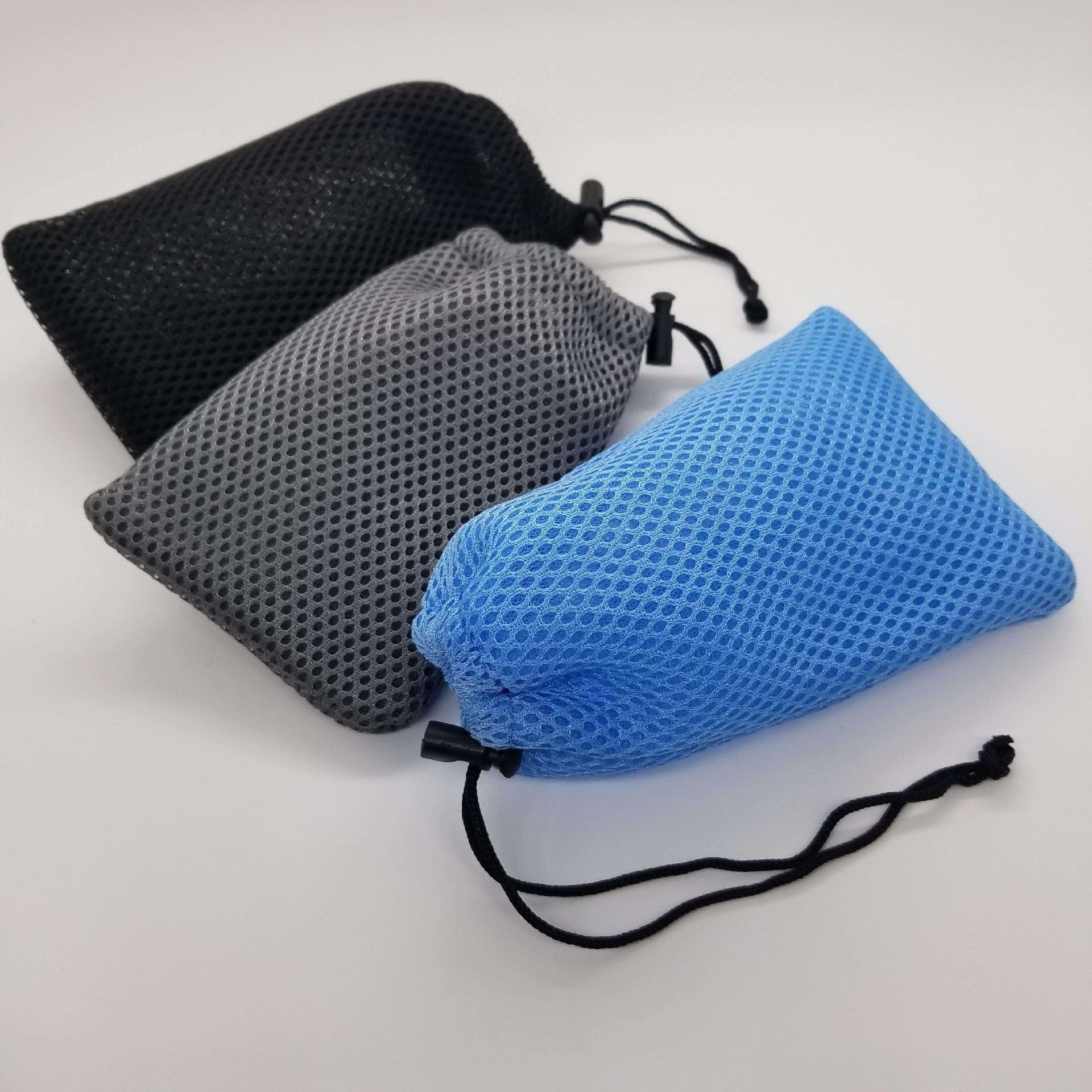 Custom Label Nylon Mesh Soap Skincare Products Packaging Drawstring Bag Eco Gift Mesh Pouch