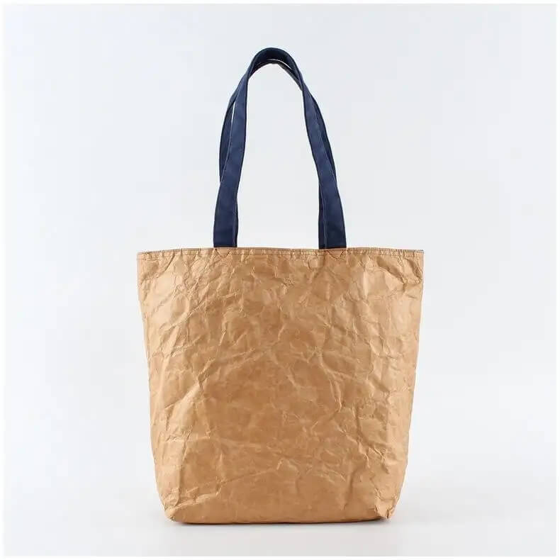 ECO friendly vintage reusable waterproof tyvek paper canvas dual-use shopping tote bag