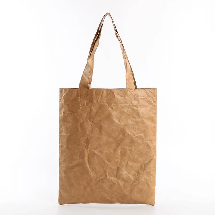 Wholesale High Quality Waterproof Women Shopping Tyvek Paper Tote Bag Logo Printed