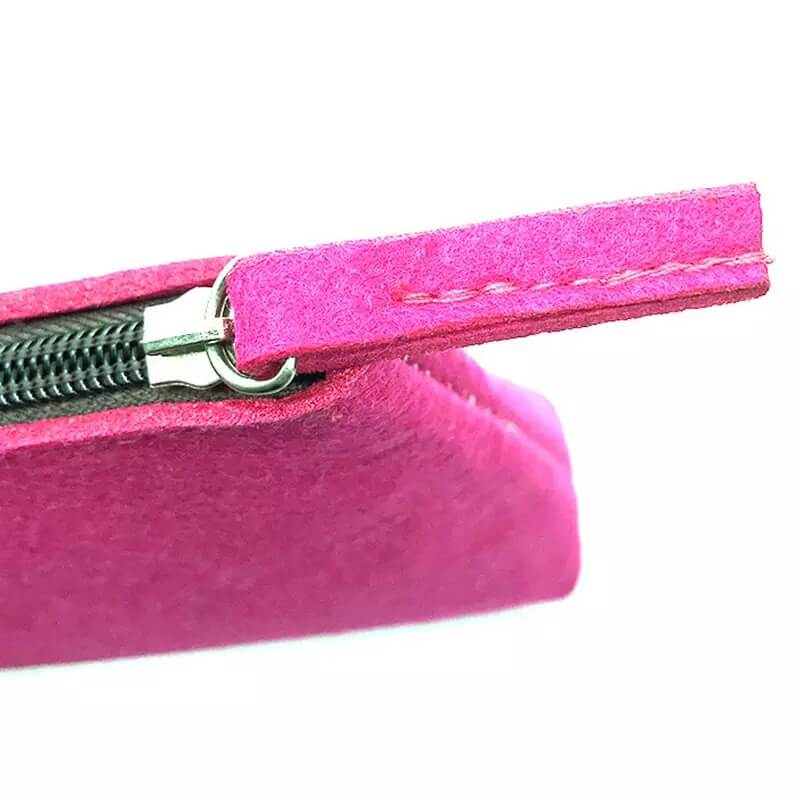 custom logo privat label portable travel makeup brush bag felt cosmetic bags & cases for ladies
