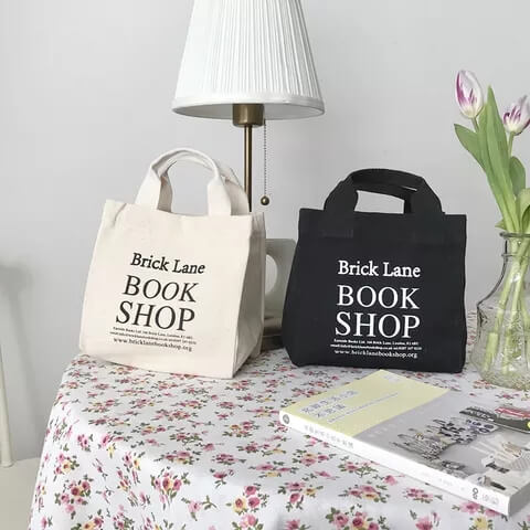Portable Thermal Custom Beach Soft Women Adults Insulated Box Canvas Tote Cooler Lunch Bag for School Kids