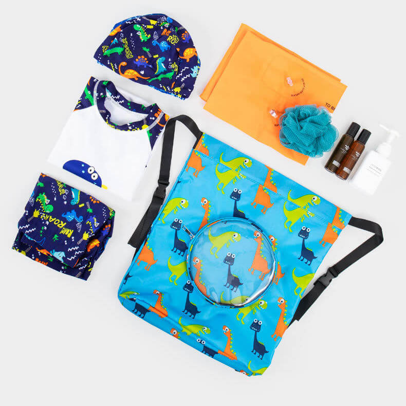 210D Polyester Backpack Waterproof Pull String Drawstring Shopping Bags With Custom Logo Backpacks Bag
