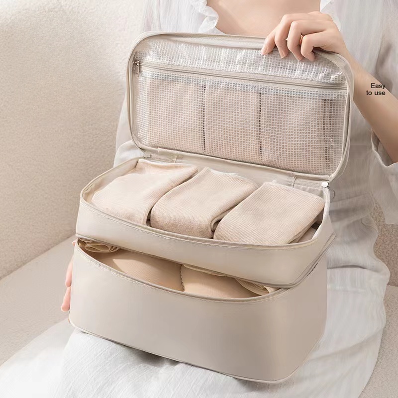 Multi-Layer Underwear Organizer Bag - Keep Your Essentials Tidy and Travel-Ready QD-SN250005