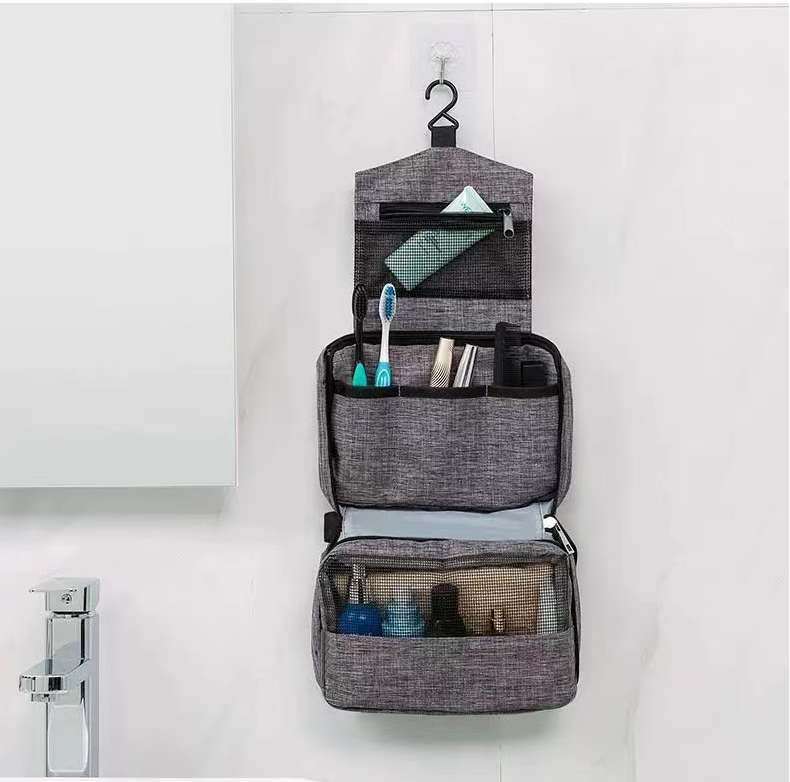 Stay Stylish and Organized with the Foldable Hanging Cosmetic Bag  QD-SN250007