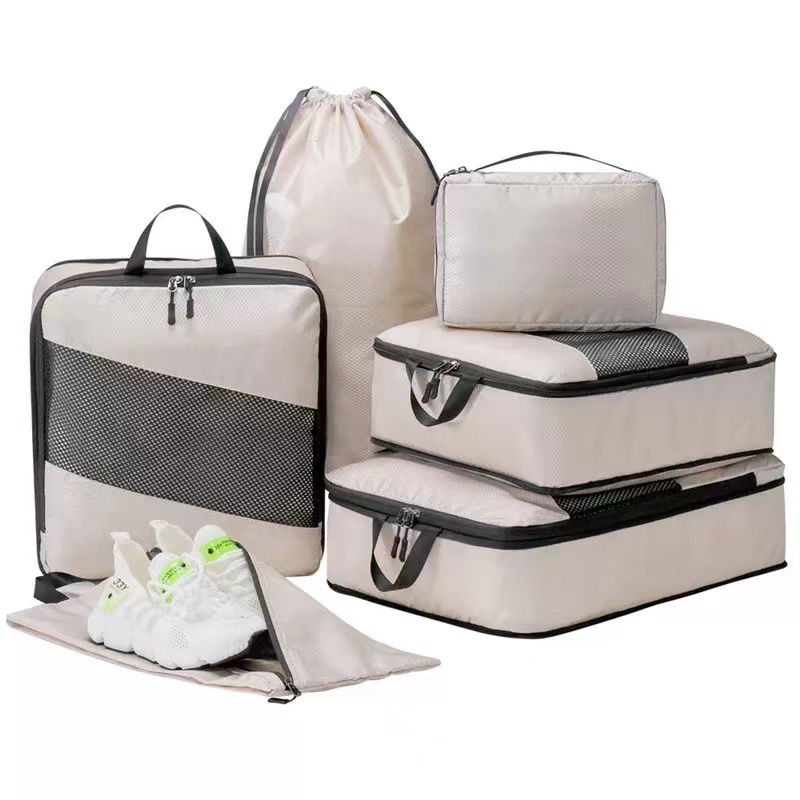 Organize Your Travel with Our 6-Piece Compressible Storage Set  QD-SN250011