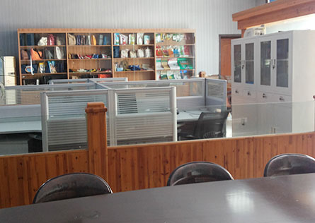Professional Sales Office and Sample Room at QIDI BAG Factory